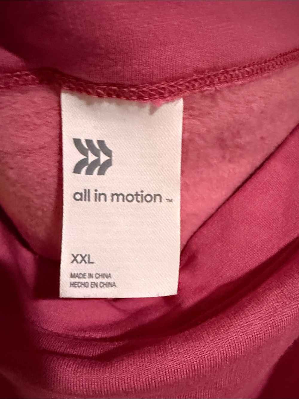 all in motion Pink Off-Shoulder Modal Cotton Sweatshirt - Picture 8 of 14